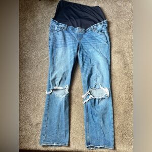 Ambercrombie The Ankle Straight Maternity Jeans